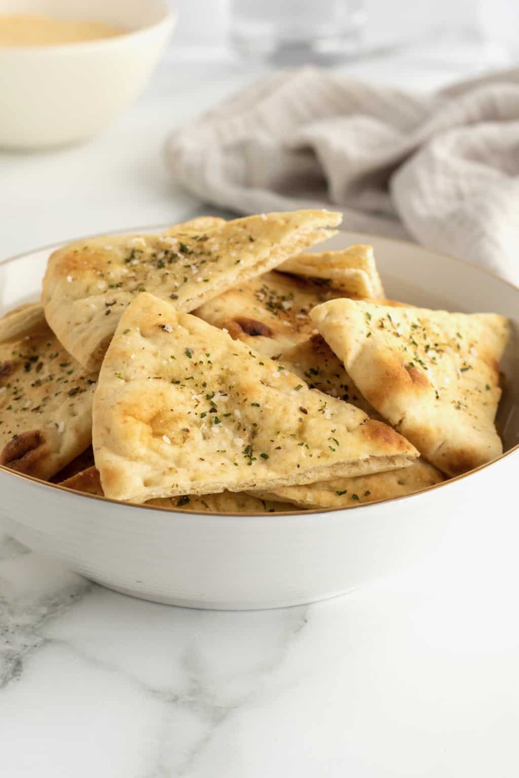 Baked Pita Chips The BakerMama