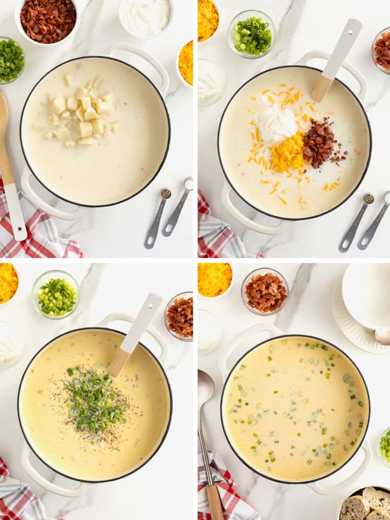 Loaded Baked Potato Soup - The BakerMama