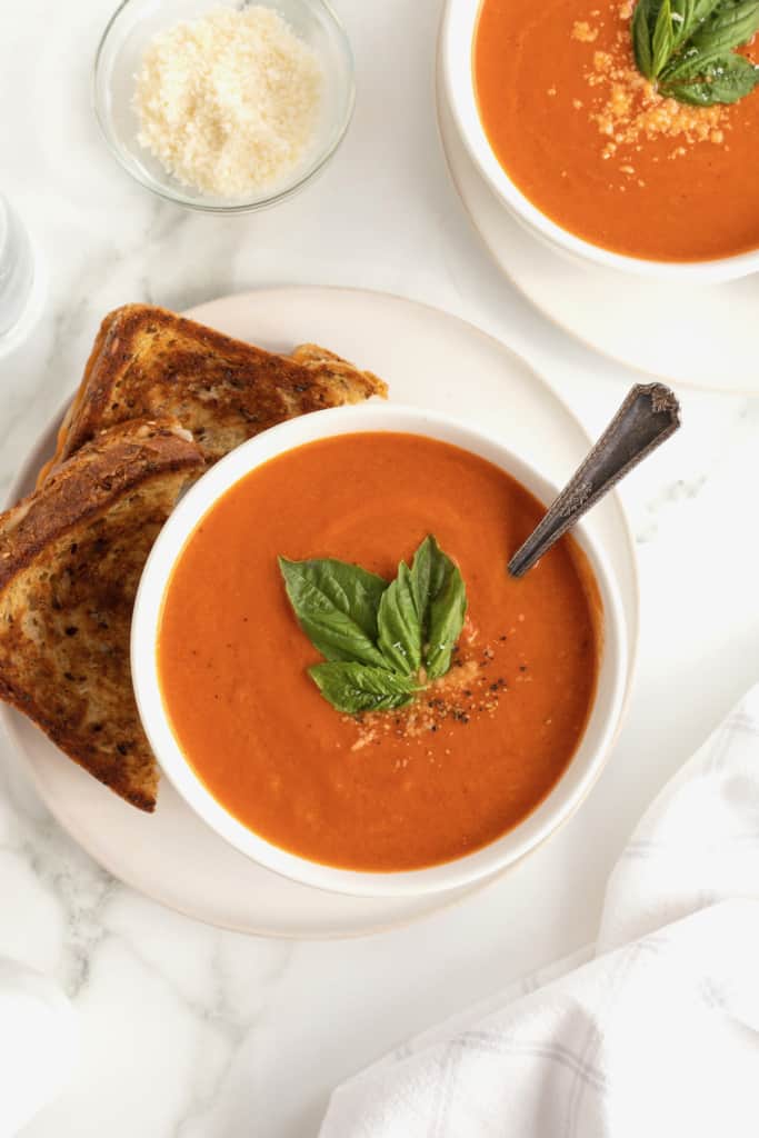Creamy Tomato Soup - The BakerMama