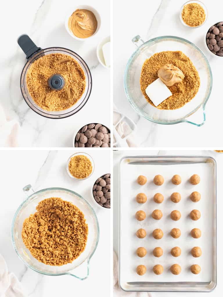 No-Bake Nutter Butter Balls - The BakerMama