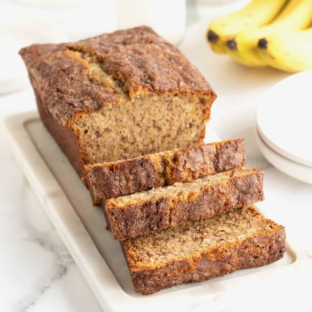 Cinnamon Banana Bread - The BakerMama