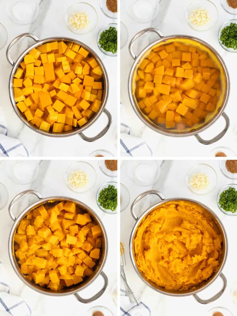 Mashed Butternut Squash The BakerMama