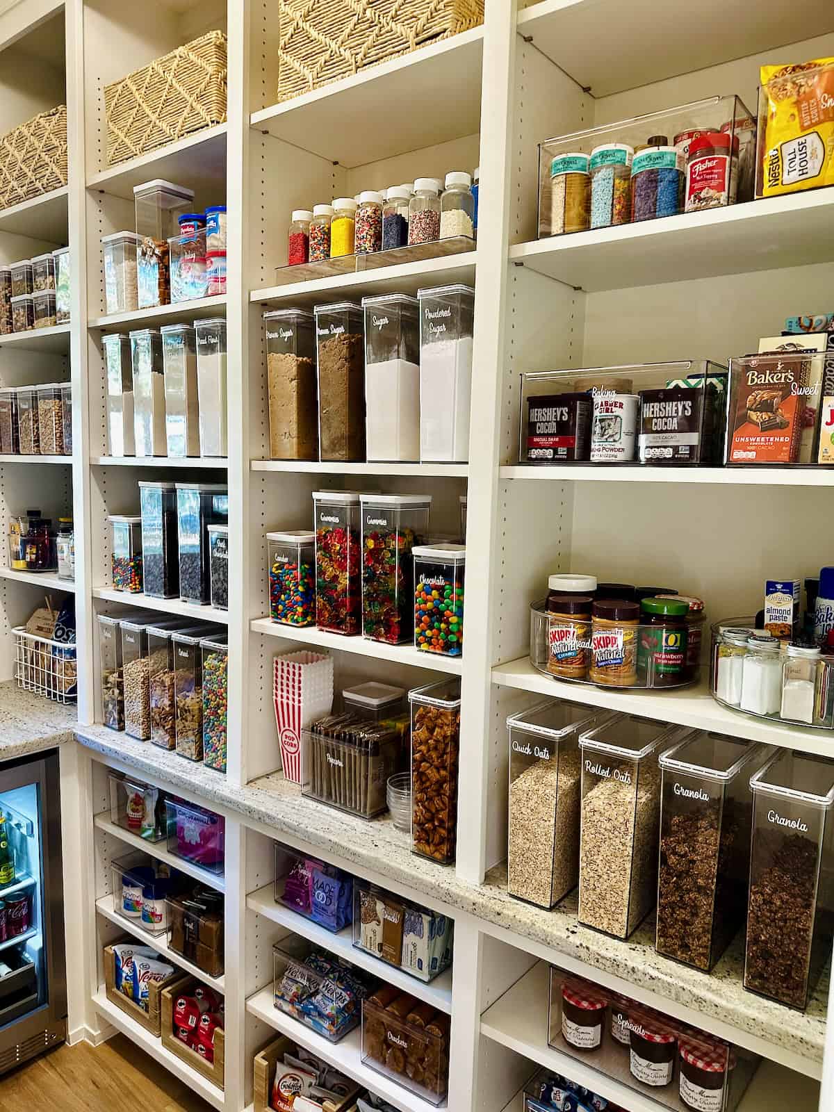 A well organized pantry. 