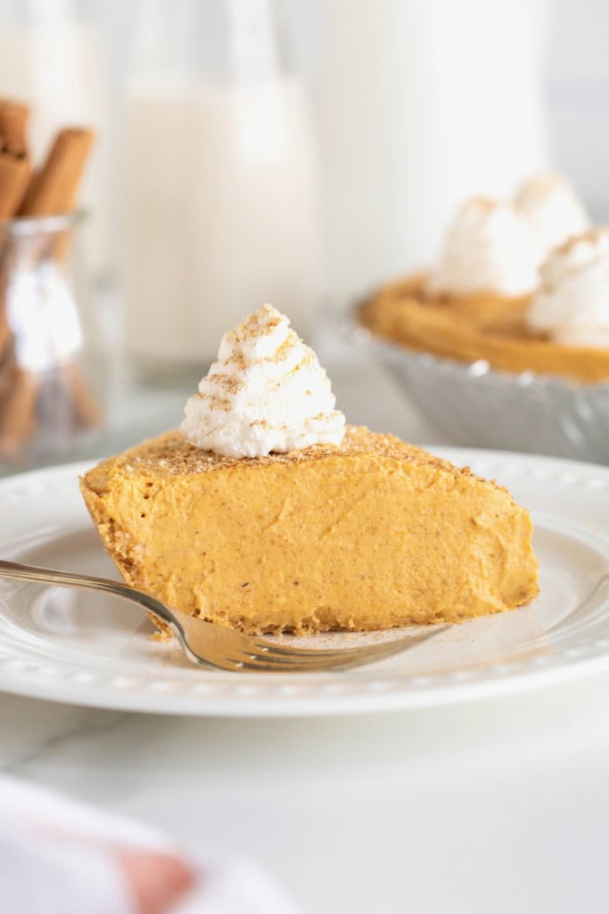 No Bake Pumpkin Cream Pie The Bakermama