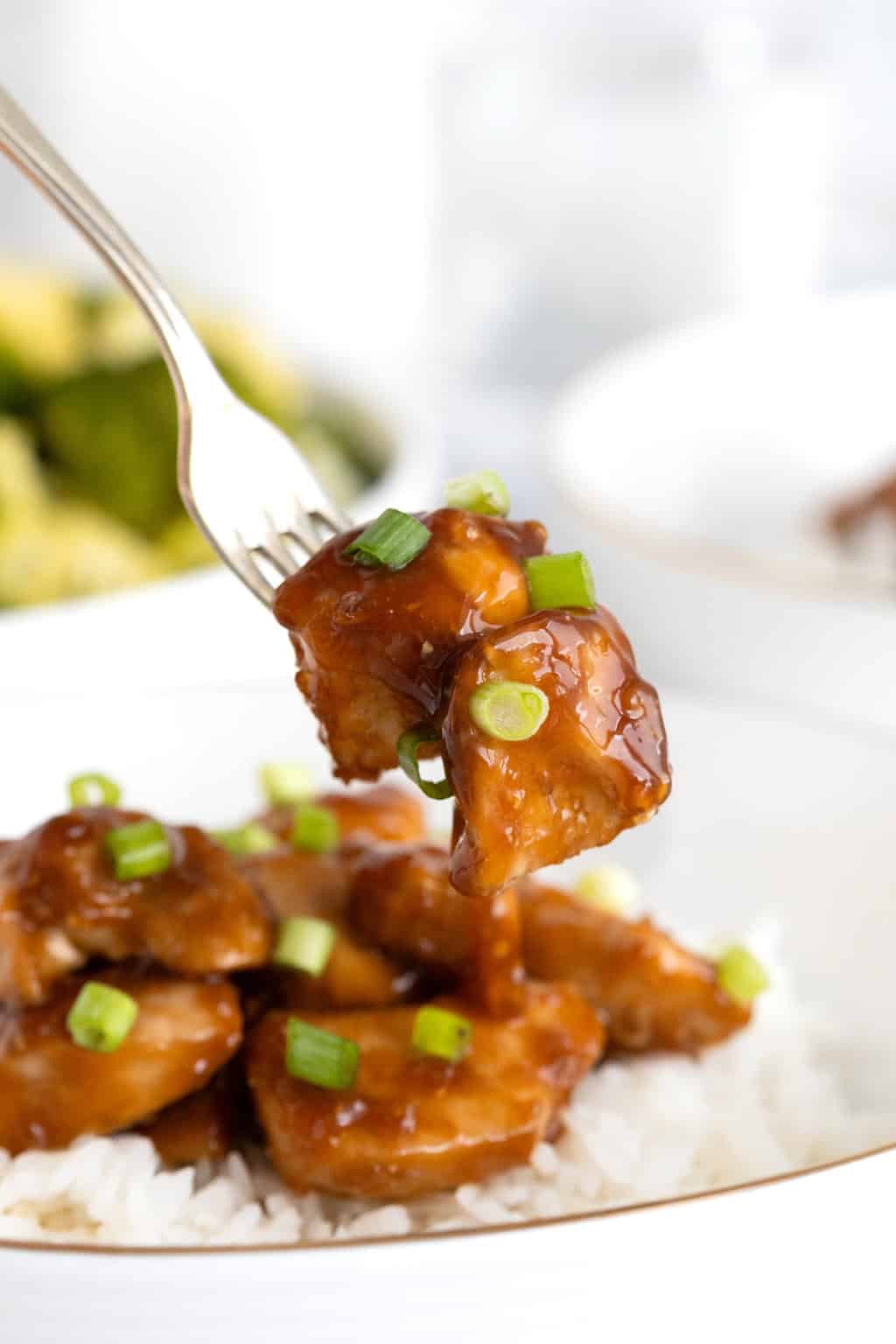 Easy Baked Orange Chicken - The BakerMama