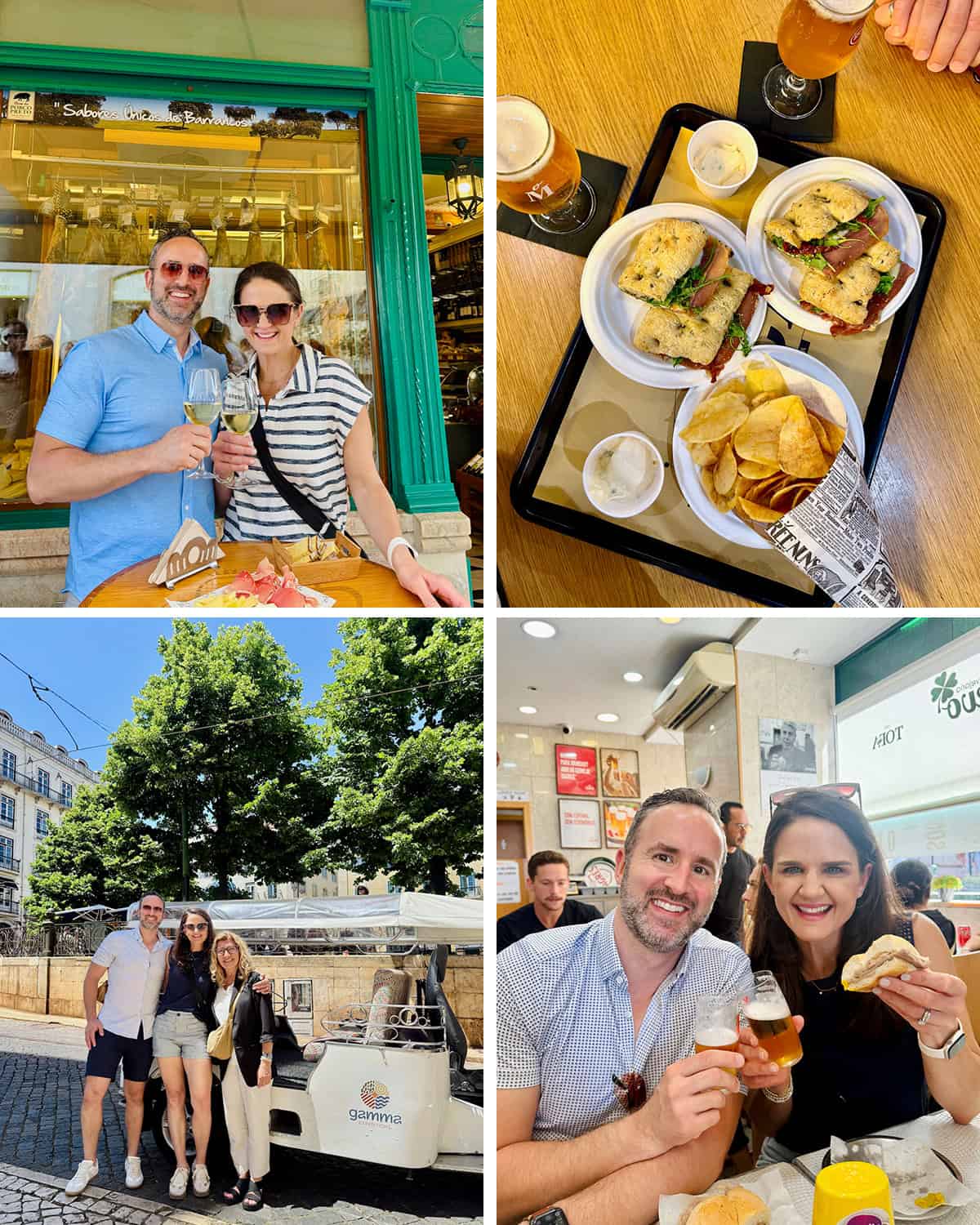 Maegan and Brandon Brown in Lisbon, Portugal.