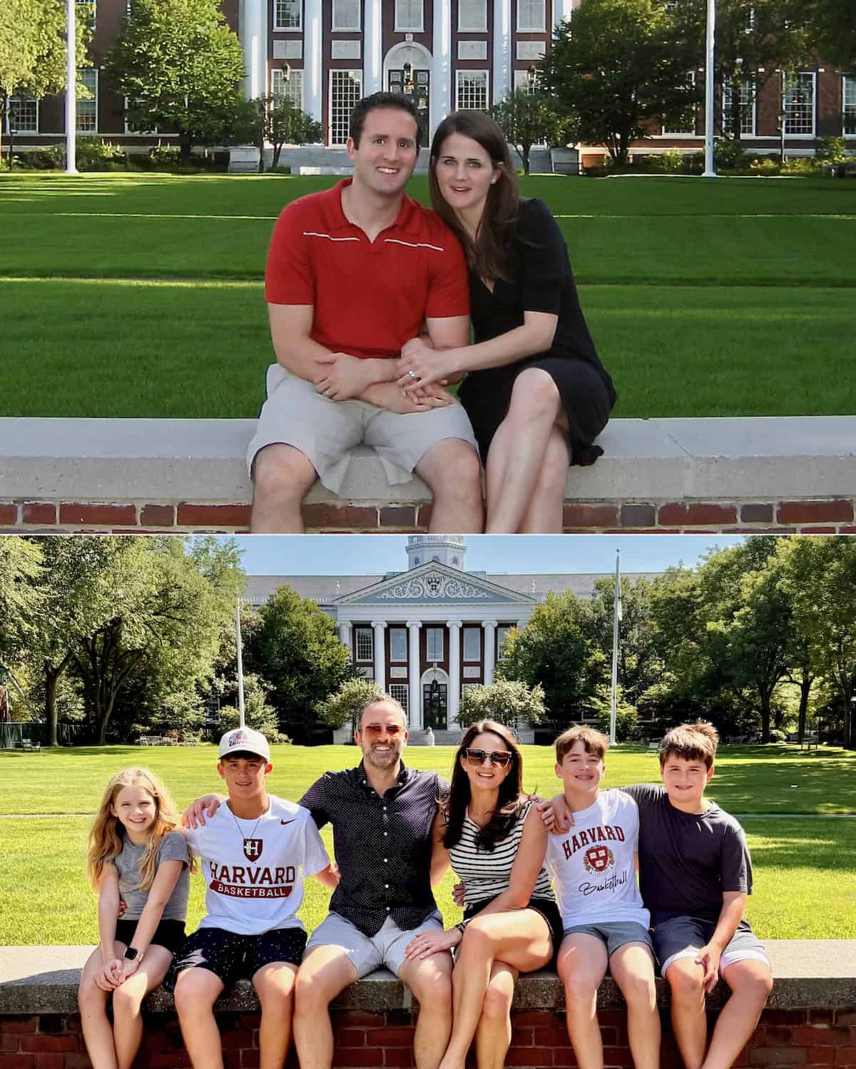 The Brown Family at Baker Library.