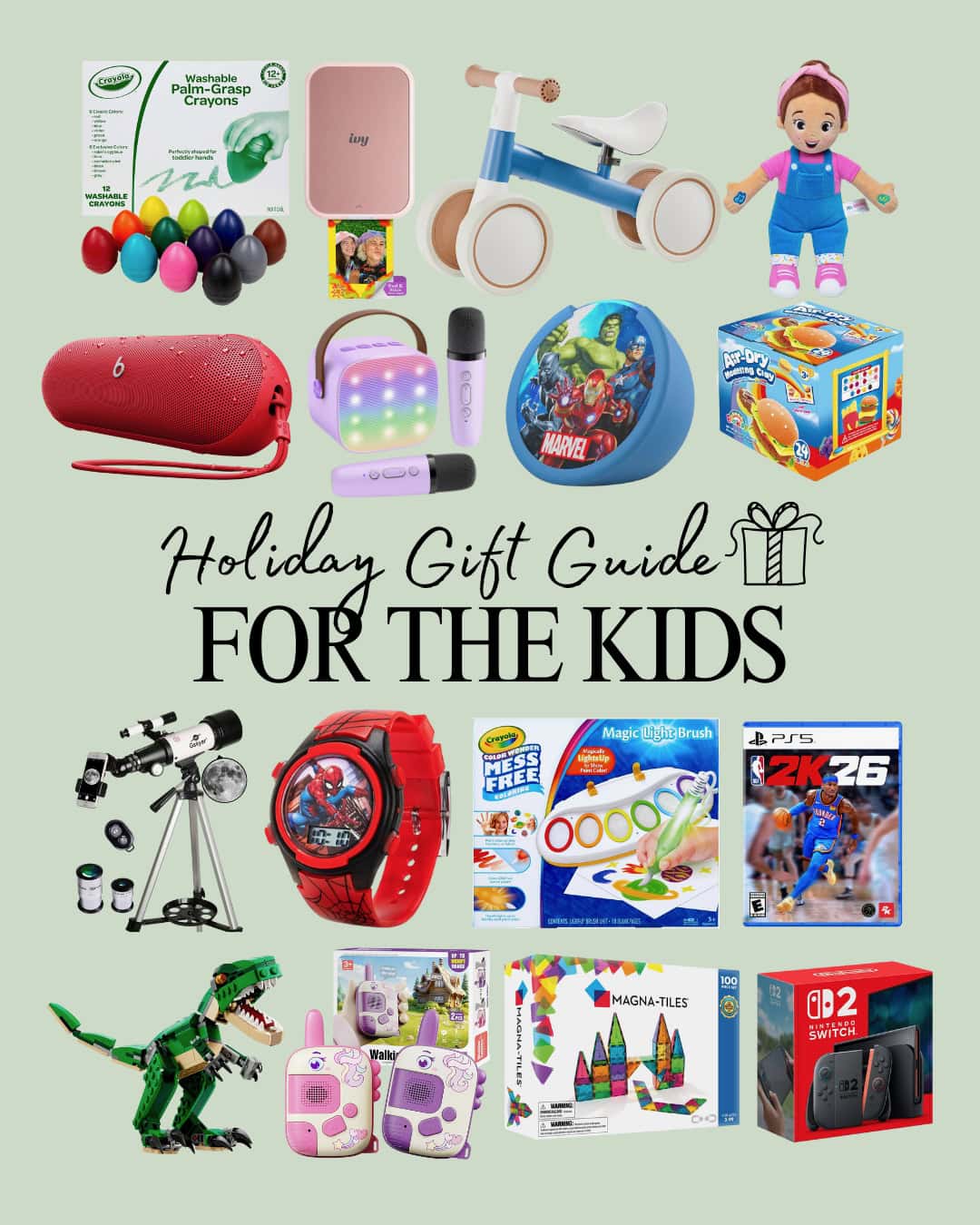 Holiday gifts for kids.
