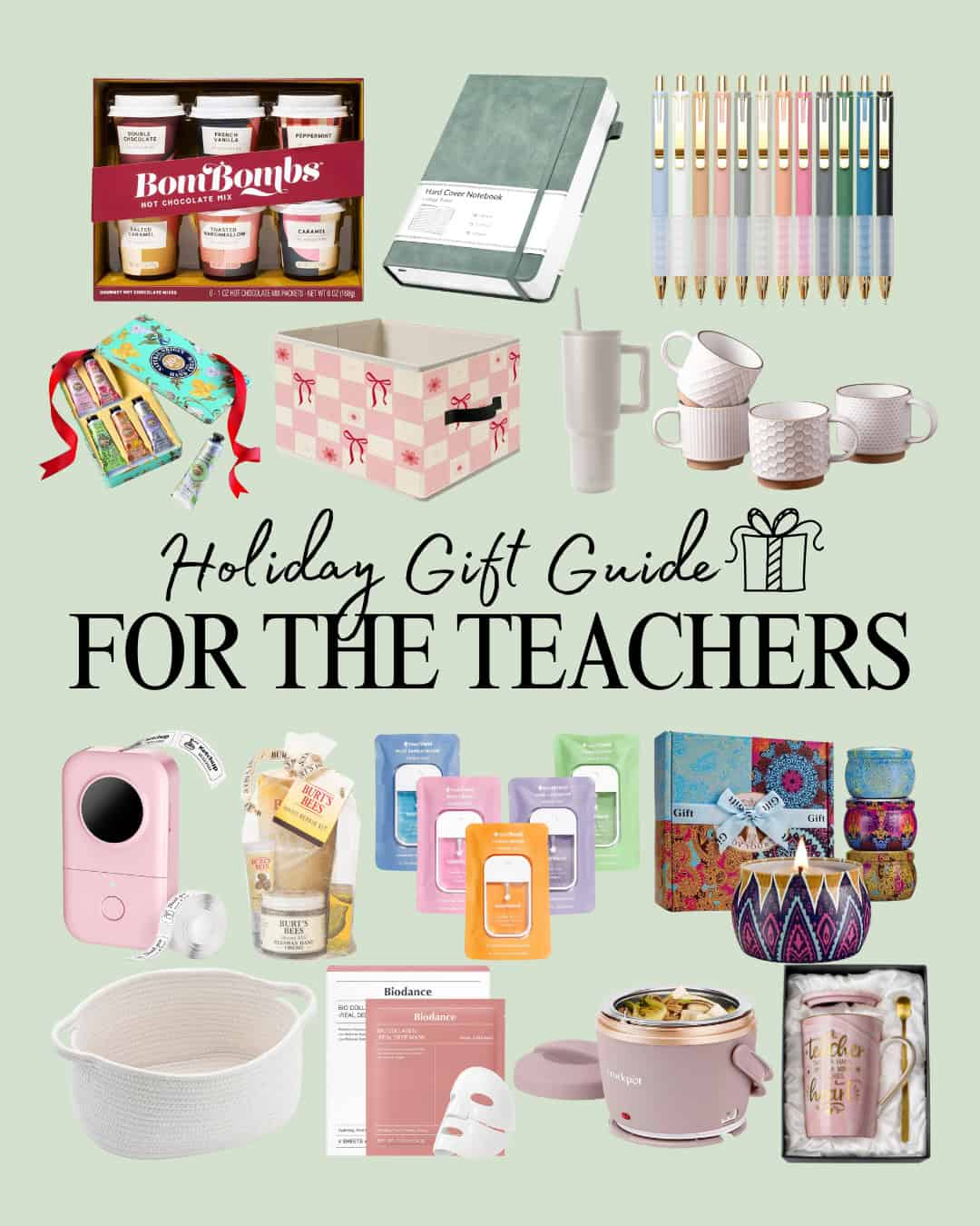 Gifts for teachers.