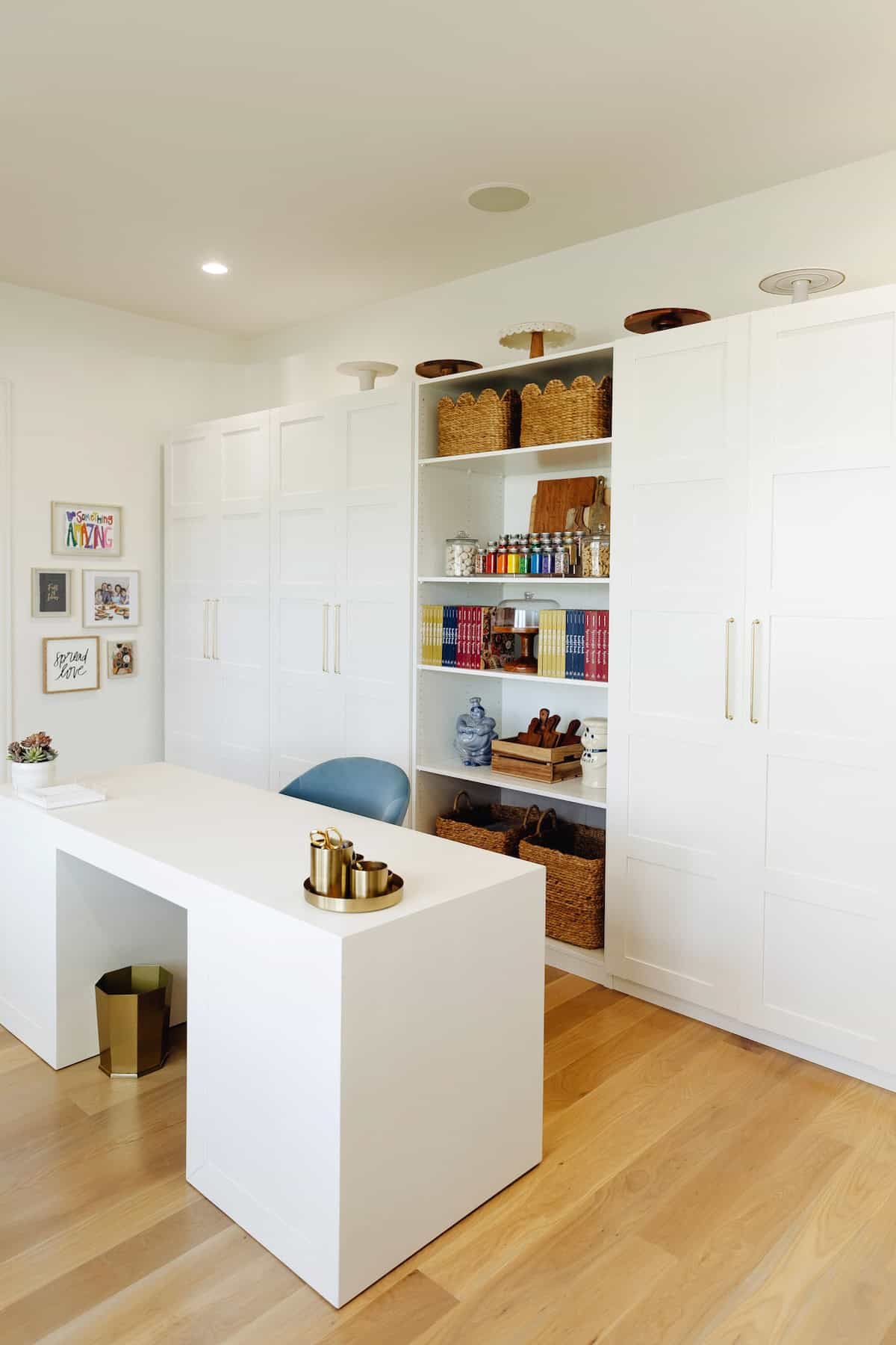 Maegan's organized office.