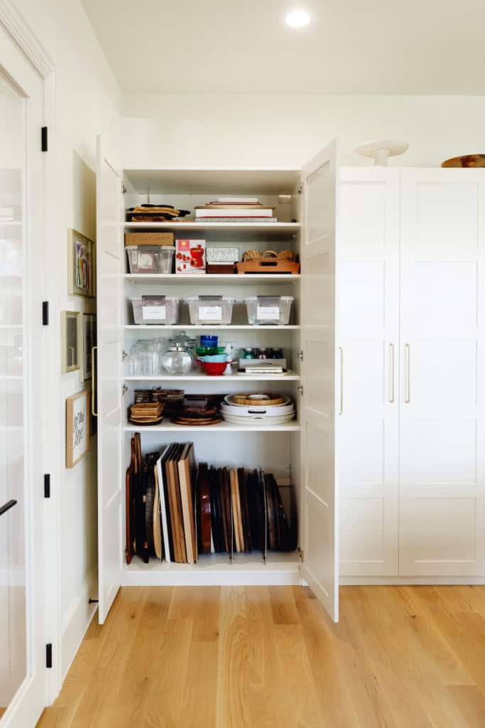 Maegan's organized shelves