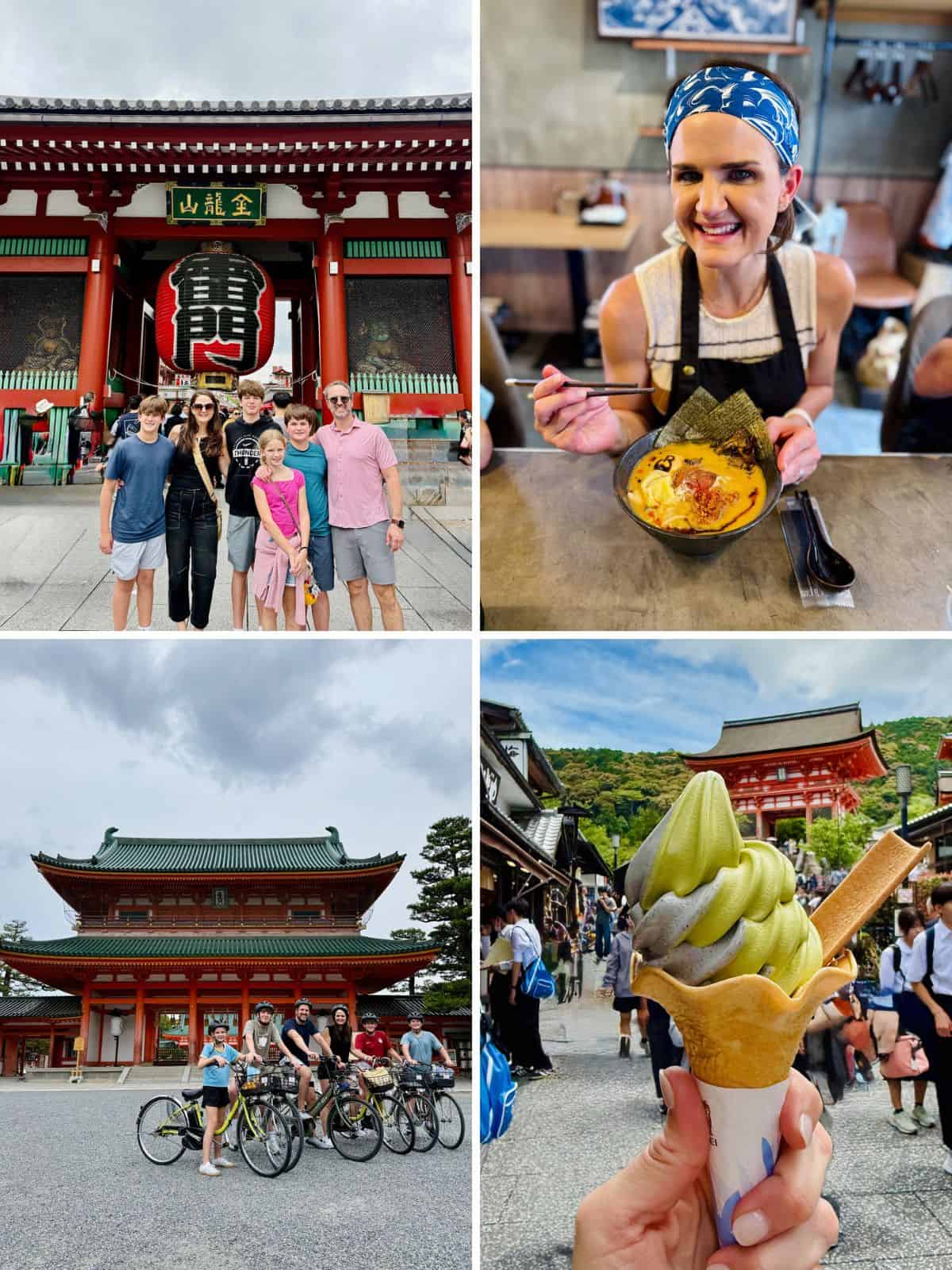 Exploring Japan.