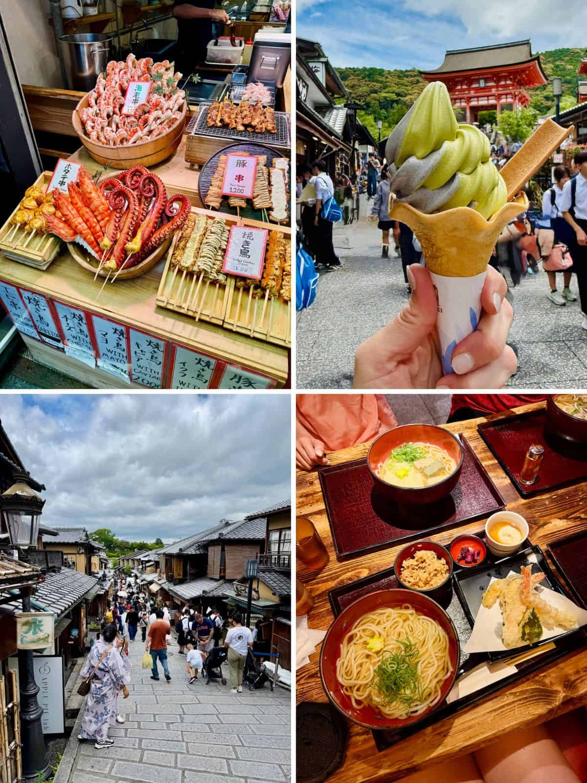 Food and adventures in Kyoto.