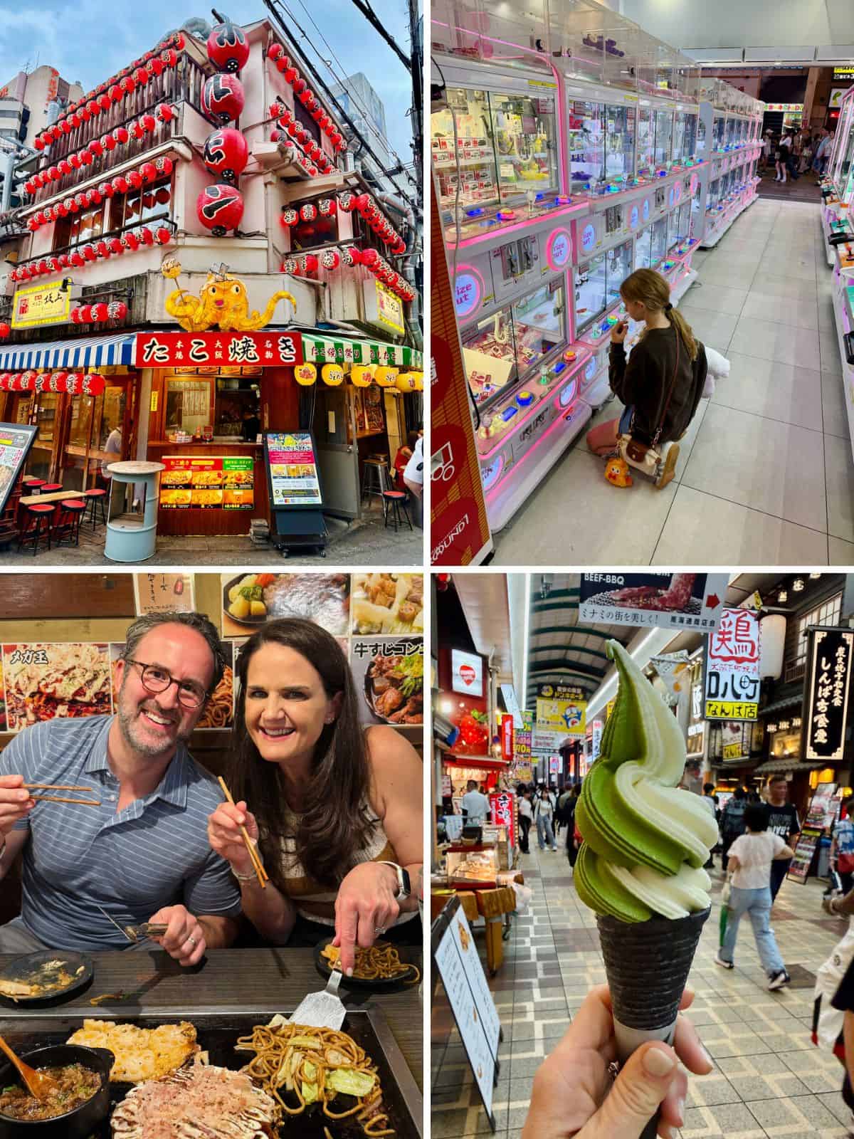 Exploring Osaka.