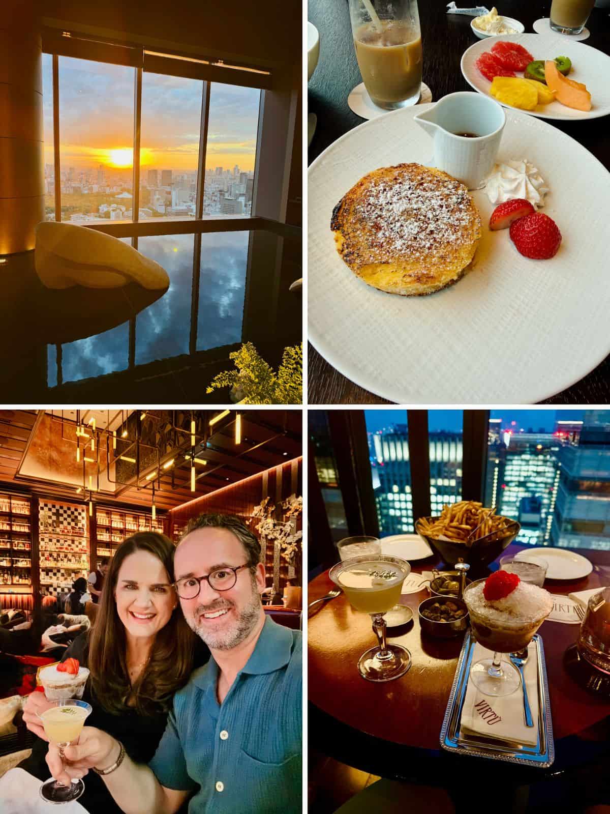 Tokyo Four Seasons and Virtu bar.