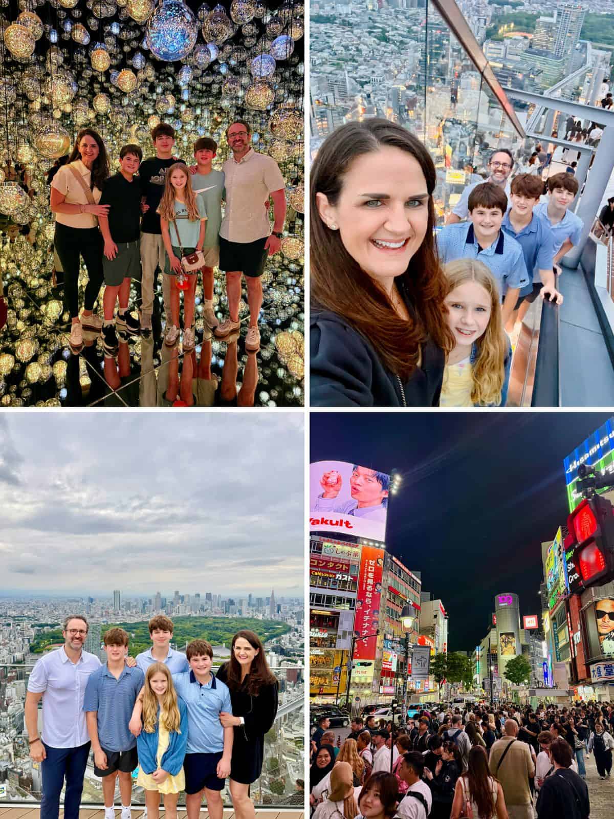 The Brown Family in Tokyo.
