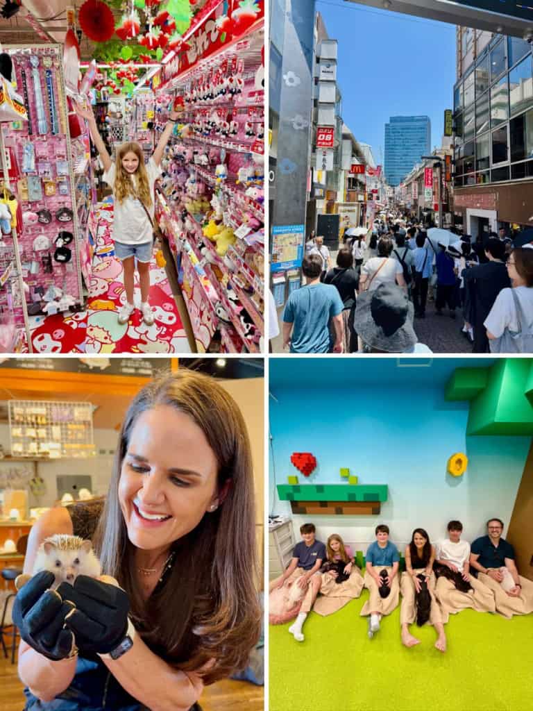 The Brown Family in Tokyo.