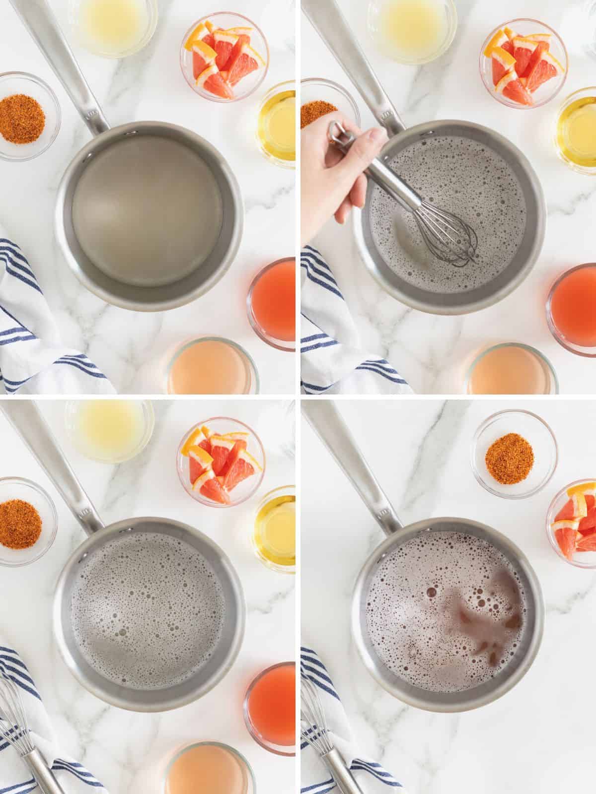 Steps to make Paloma jello shots.